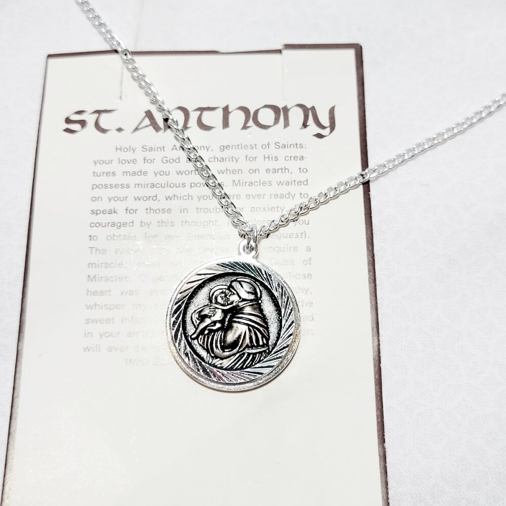 Unisex Religious St. Anthony St.Lawrence Seminary Mount Calvary Wisconsin Medal